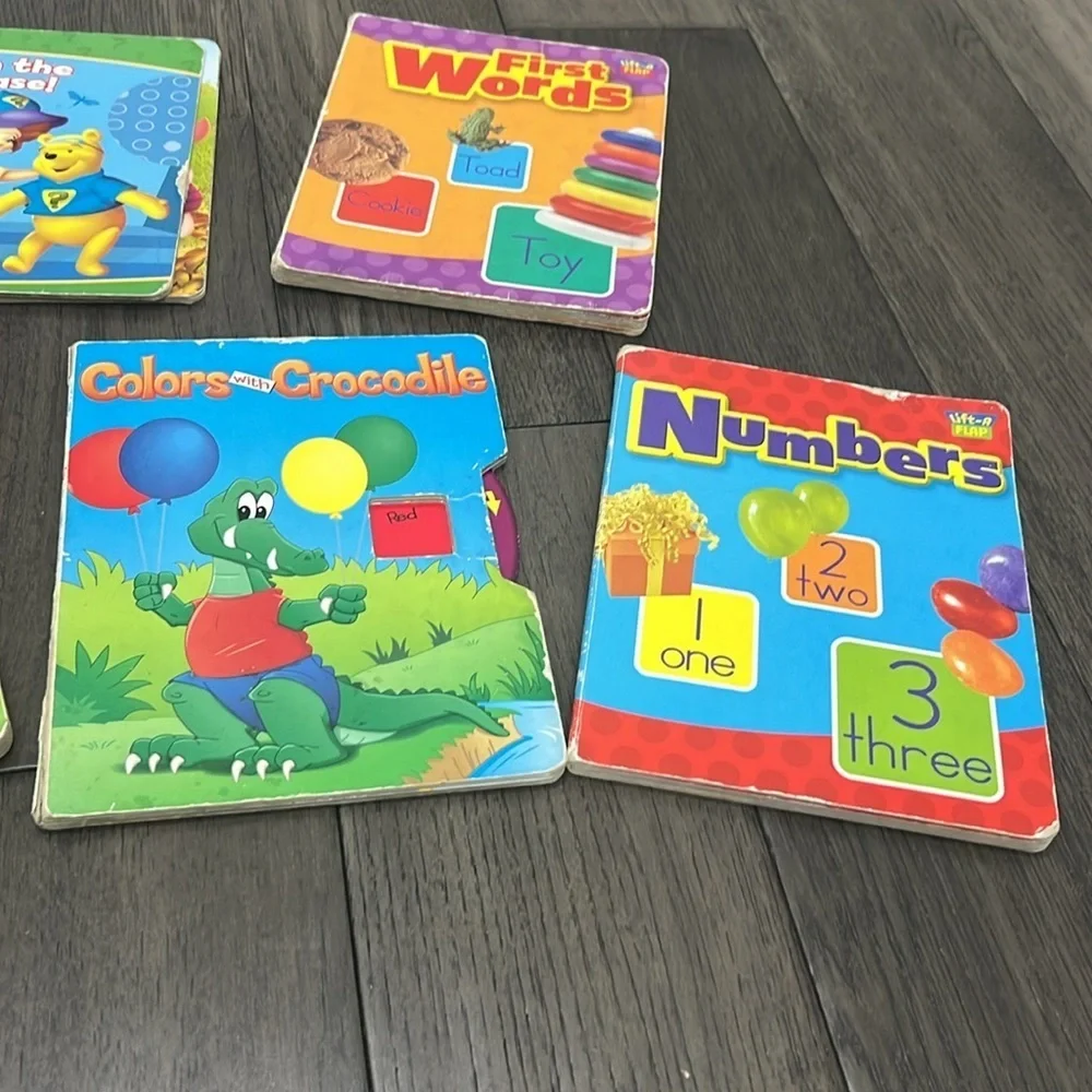 Bundle of Children’s educational books numbers colors and words